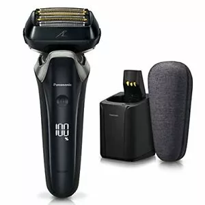 Panasonic ES-CLS9AX-K LAMDASH 6-Blades Shaver Fully Automatic Cleaning Charger with USB Charging Case Craft